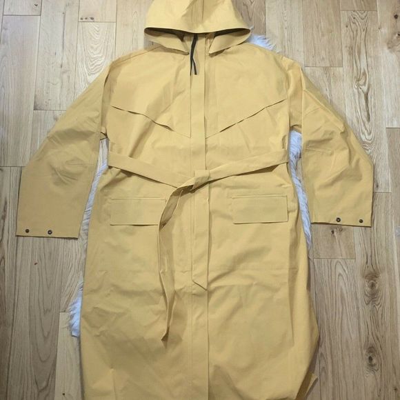 Nike Tech Pack Water-Resistant Trench Coat Bucktan CZ8932-204 Medium NWT Parka - Picture 3 of 12